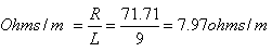 Temperature Resistance Factor (F)